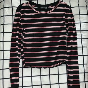 Long Sleeve Ribbed Shirt